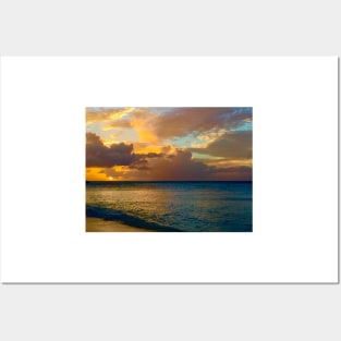 Antigua Sunset Posters and Art